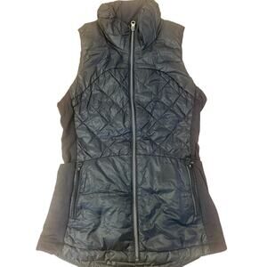 Lululemon Down for a Run Vest Black Womens Size 4